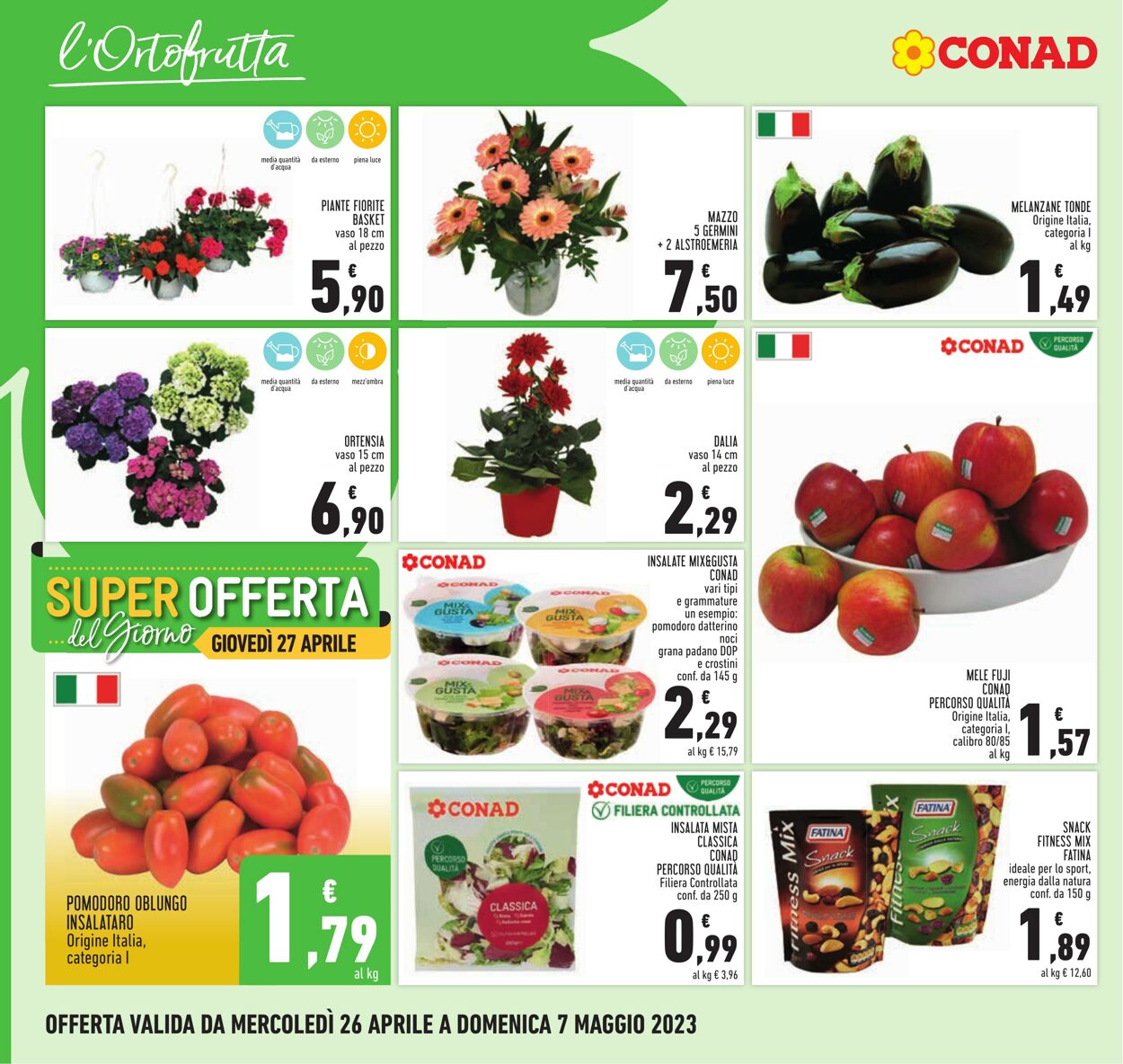 Volantino Conad 26.04.2023 - 07.05.2023