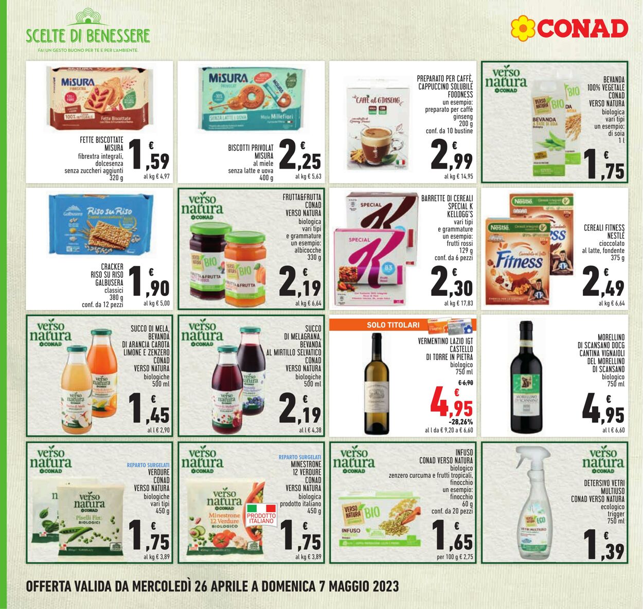 Volantino Conad 26.04.2023 - 07.05.2023