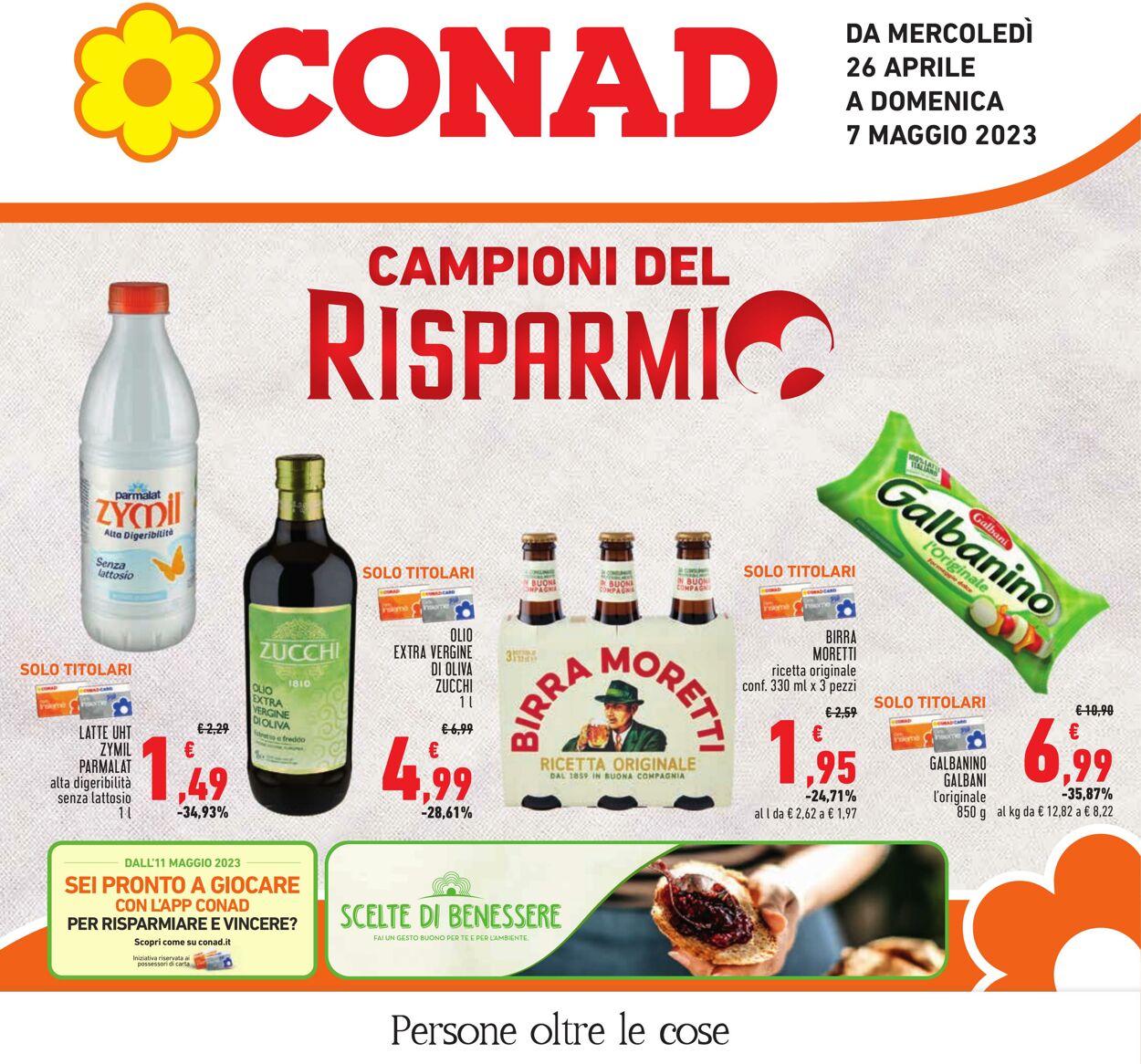 Volantino Conad 26.04.2023 - 07.05.2023