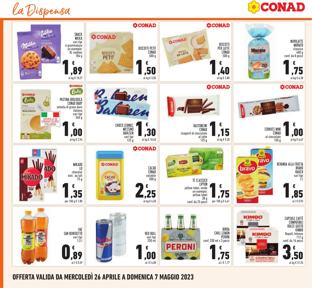 Volantino Conad 26.04.2023 - 07.05.2023