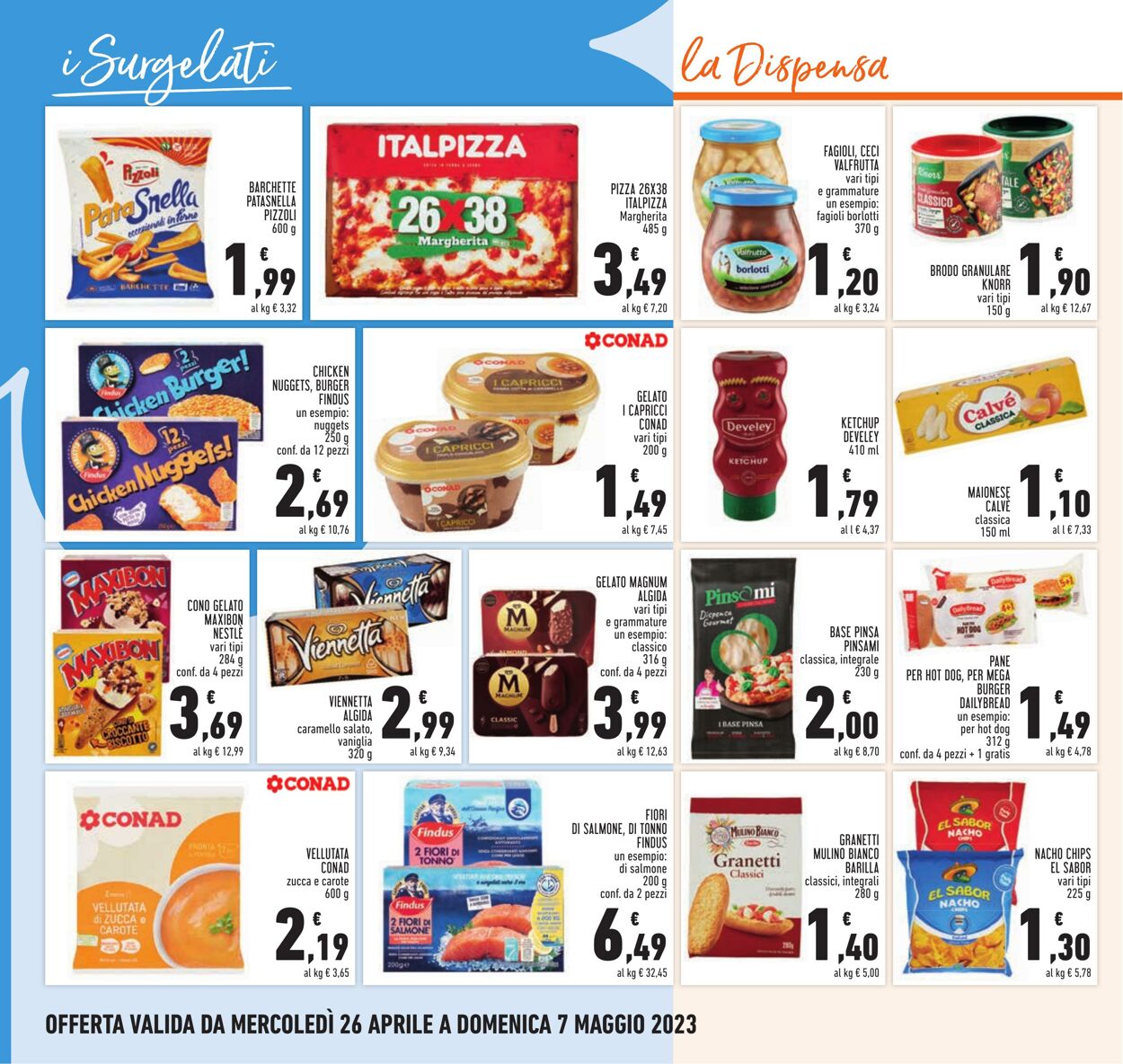 Volantino Conad 26.04.2023 - 07.05.2023