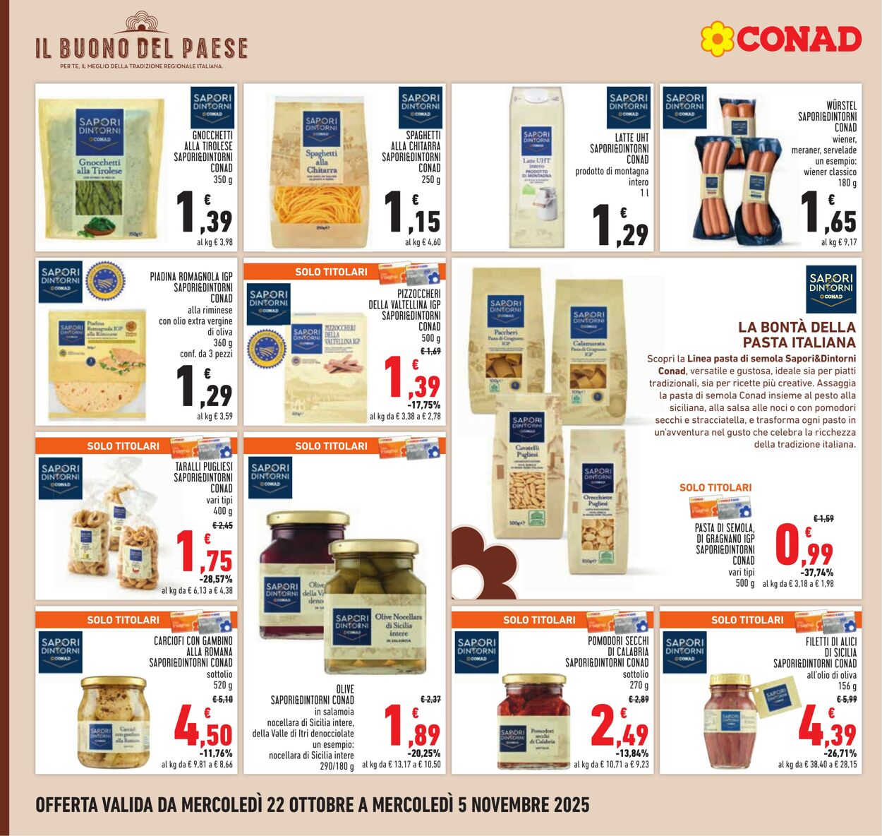 Volantino Conad 21.10.2025 - 21.10.2025