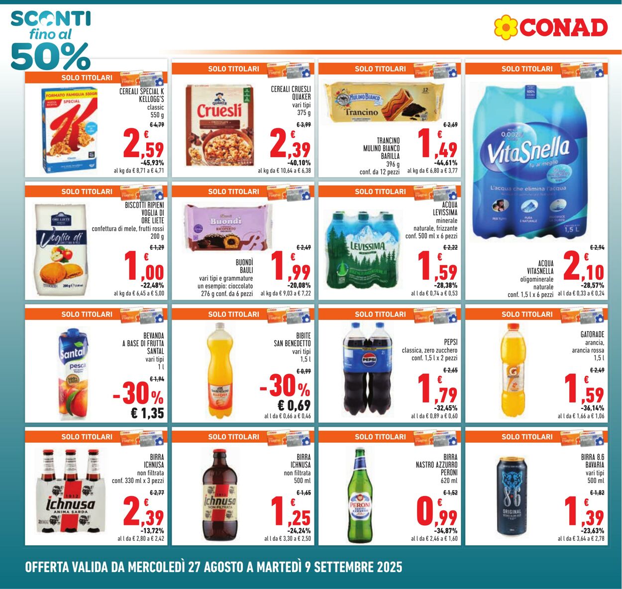 Volantino Conad 22.08.2025 - 22.08.2025