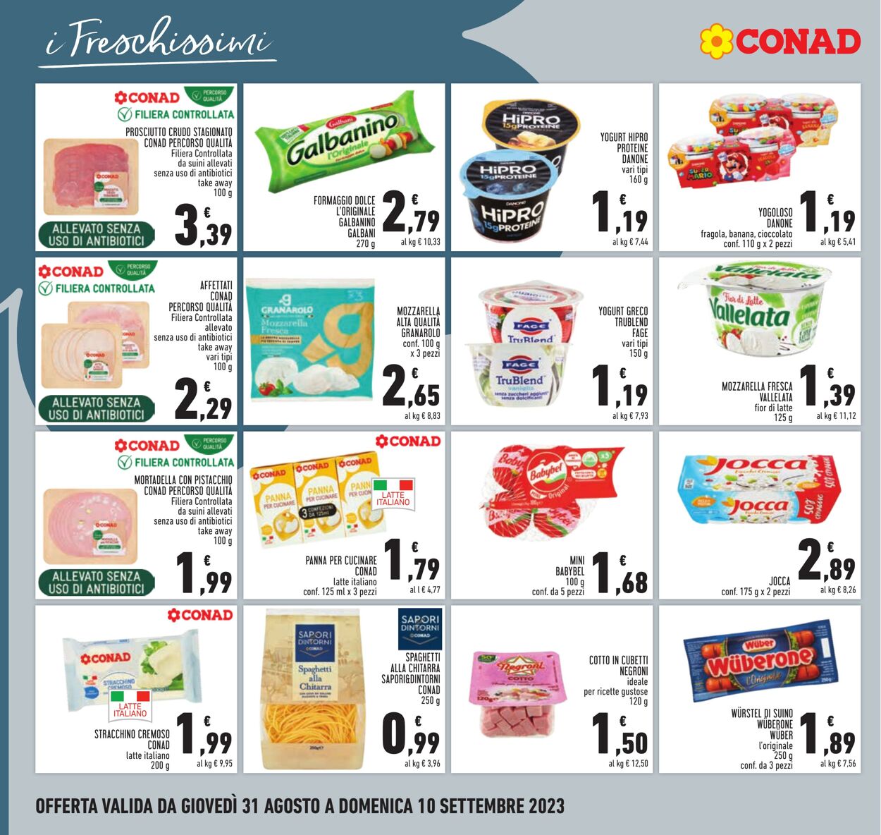 Volantino Conad 31.08.2023 - 10.09.2023