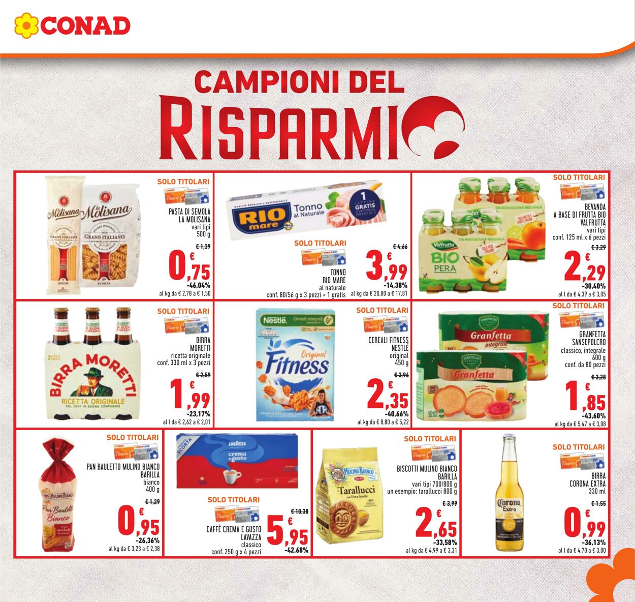 Volantino Conad 31.08.2023 - 10.09.2023