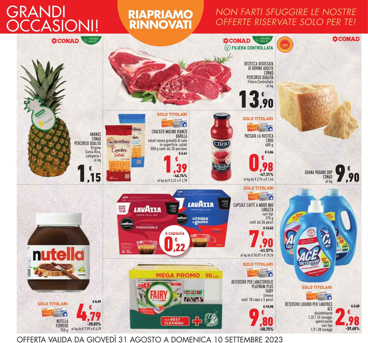 Volantino Conad 31.08.2023 - 10.09.2023