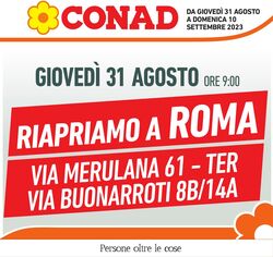 Volantino Conad 31.08.2023 - 10.09.2023