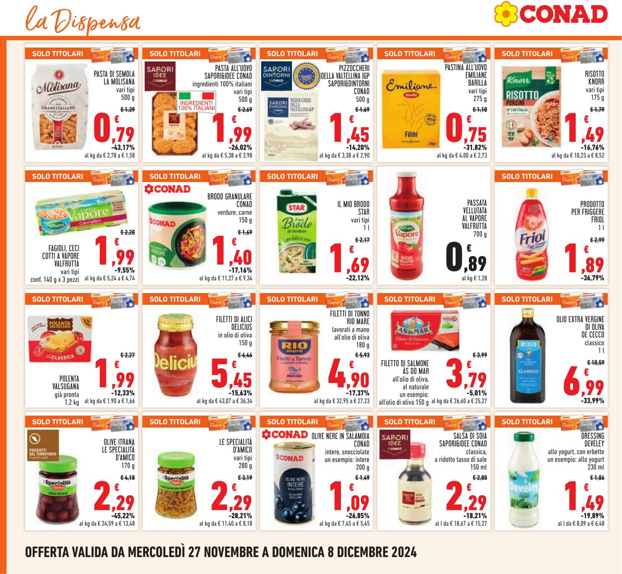 Volantino Conad 27.11.2024 - 08.12.2024