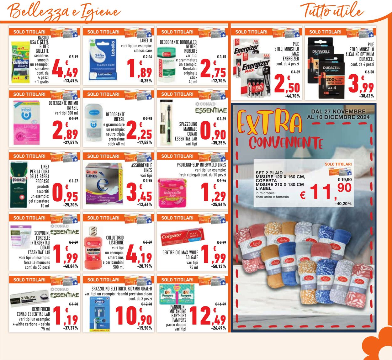 Volantino Conad 27.11.2024 - 08.12.2024