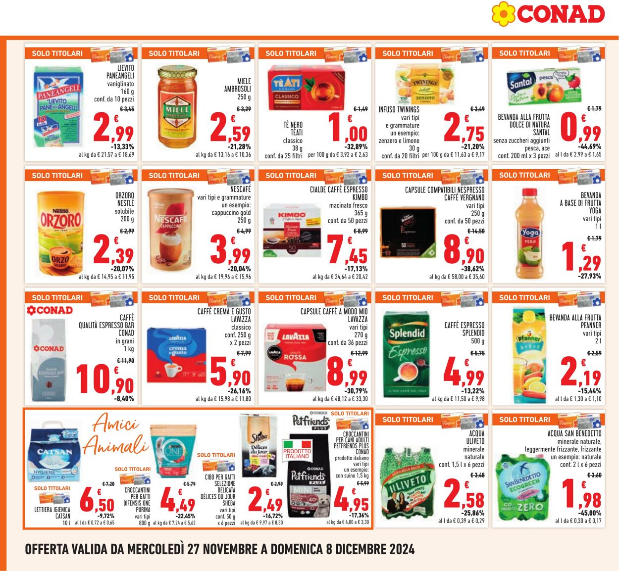 Volantino Conad 27.11.2024 - 08.12.2024