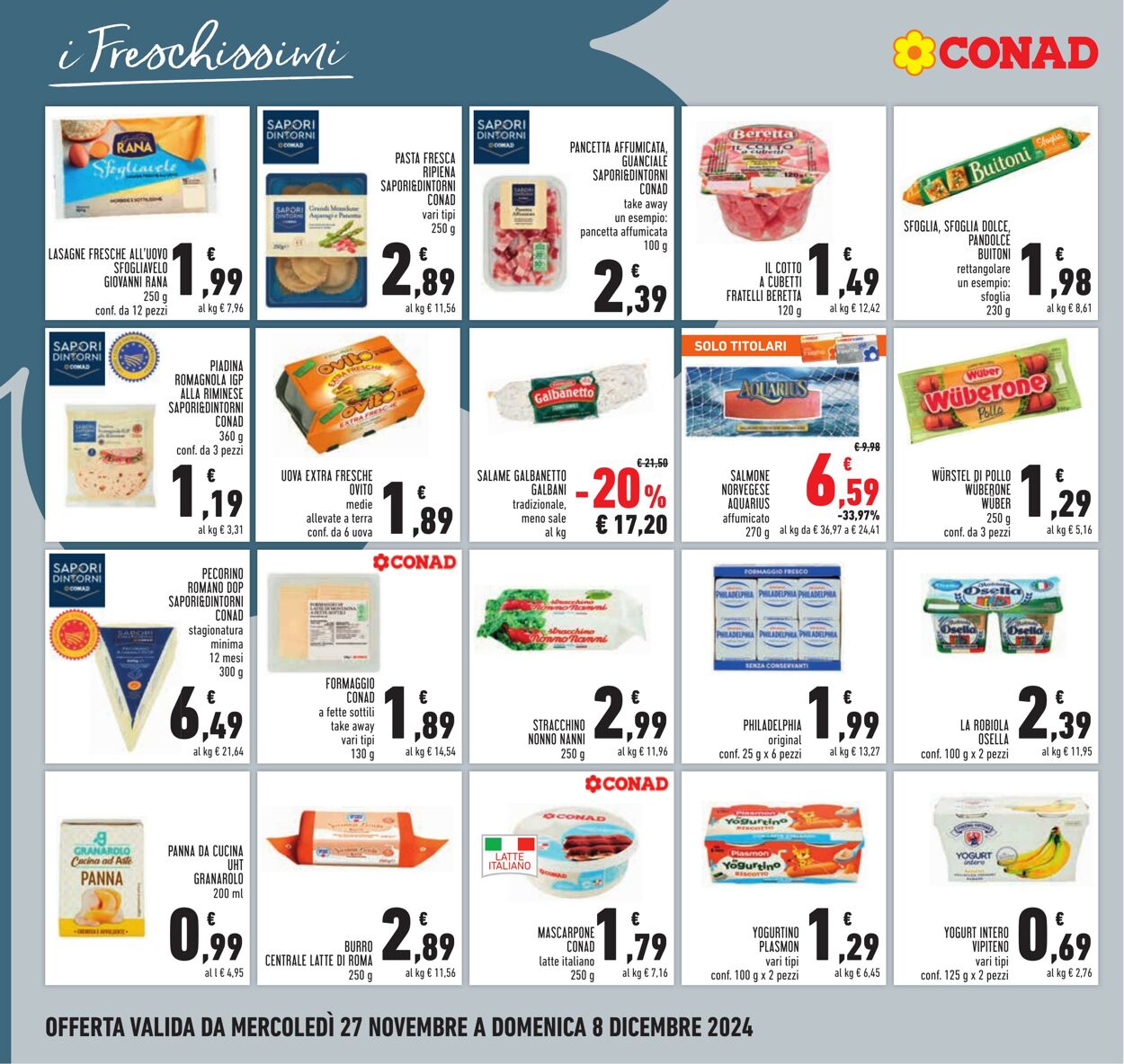 Volantino Conad 27.11.2024 - 08.12.2024