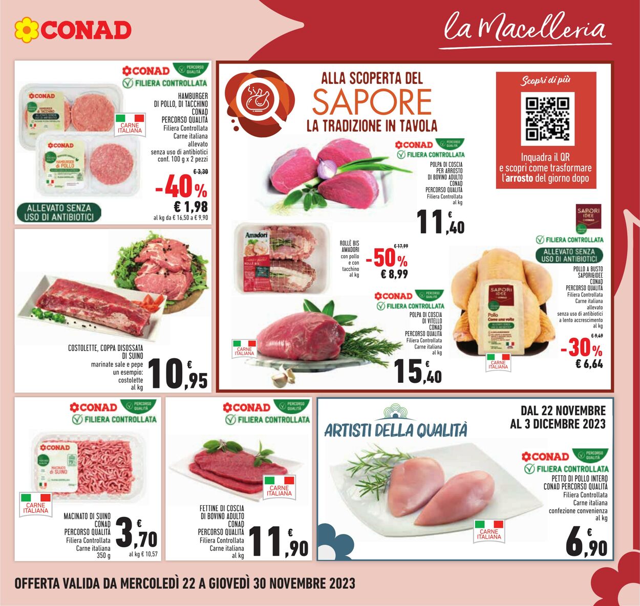 Volantino Conad 22.11.2023 - 30.11.2023