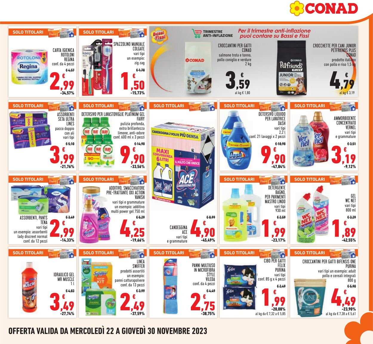 Volantino Conad 22.11.2023 - 30.11.2023