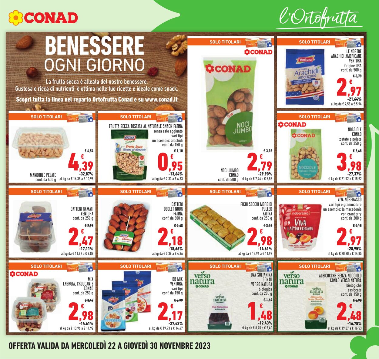 Volantino Conad 22.11.2023 - 30.11.2023