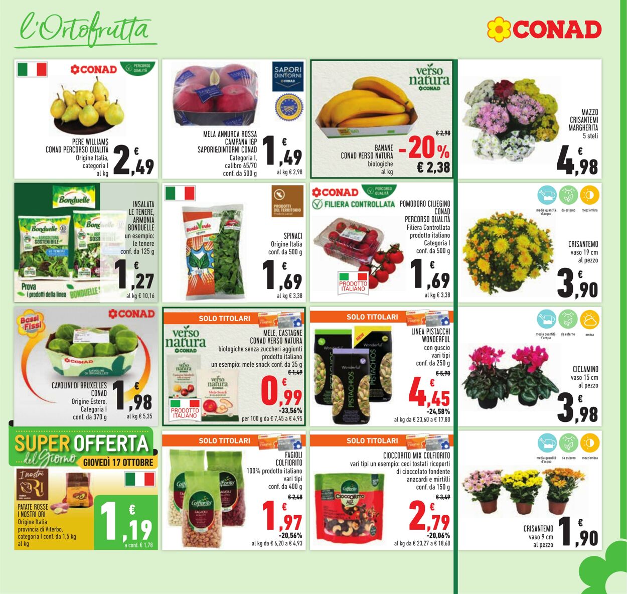 Volantino Conad 16.10.2024 - 30.10.2024