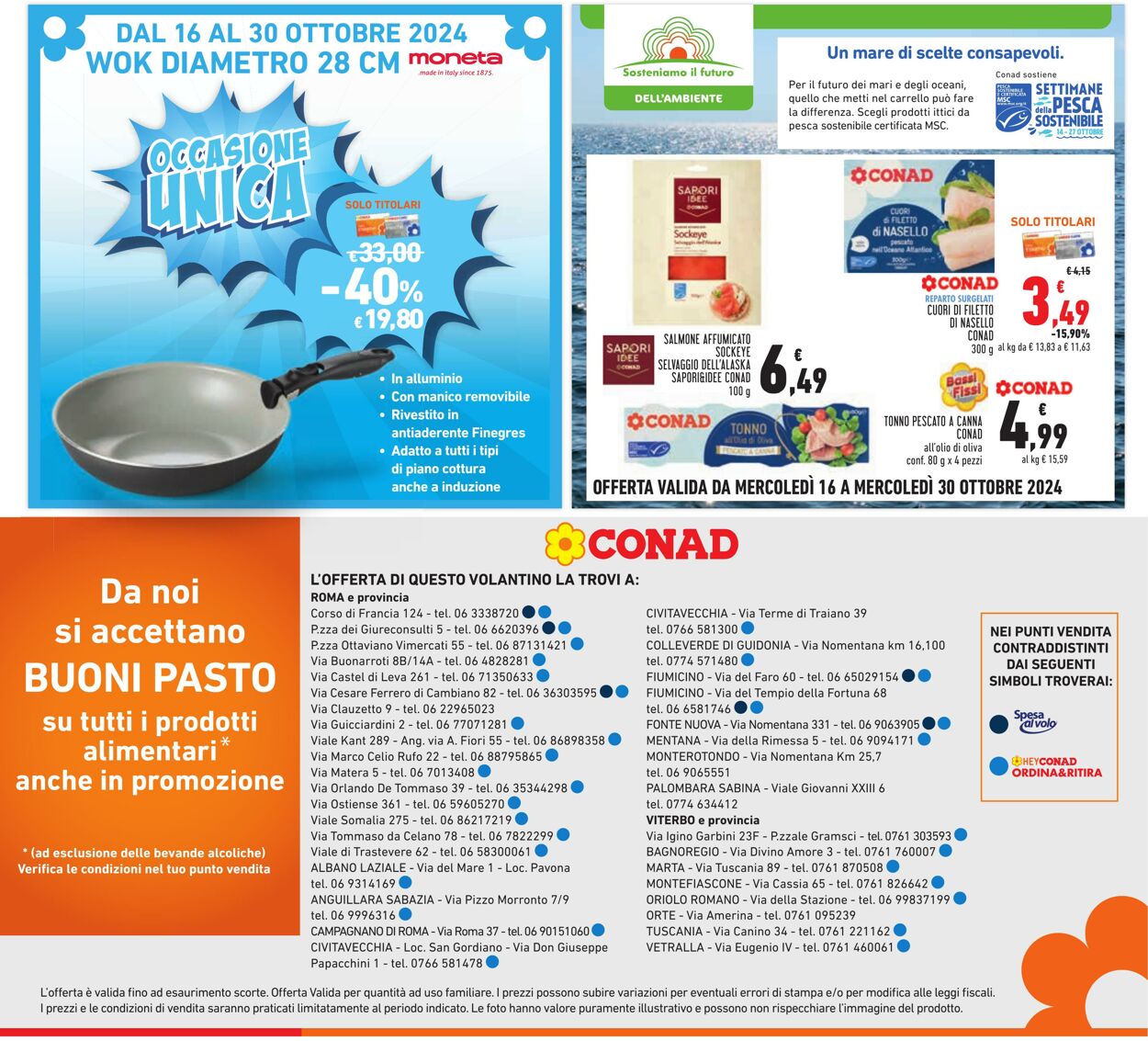 Volantino Conad 16.10.2024 - 30.10.2024