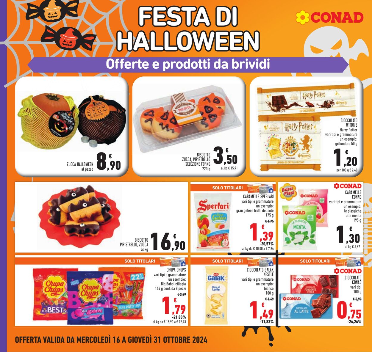 Volantino Conad 16.10.2024 - 30.10.2024