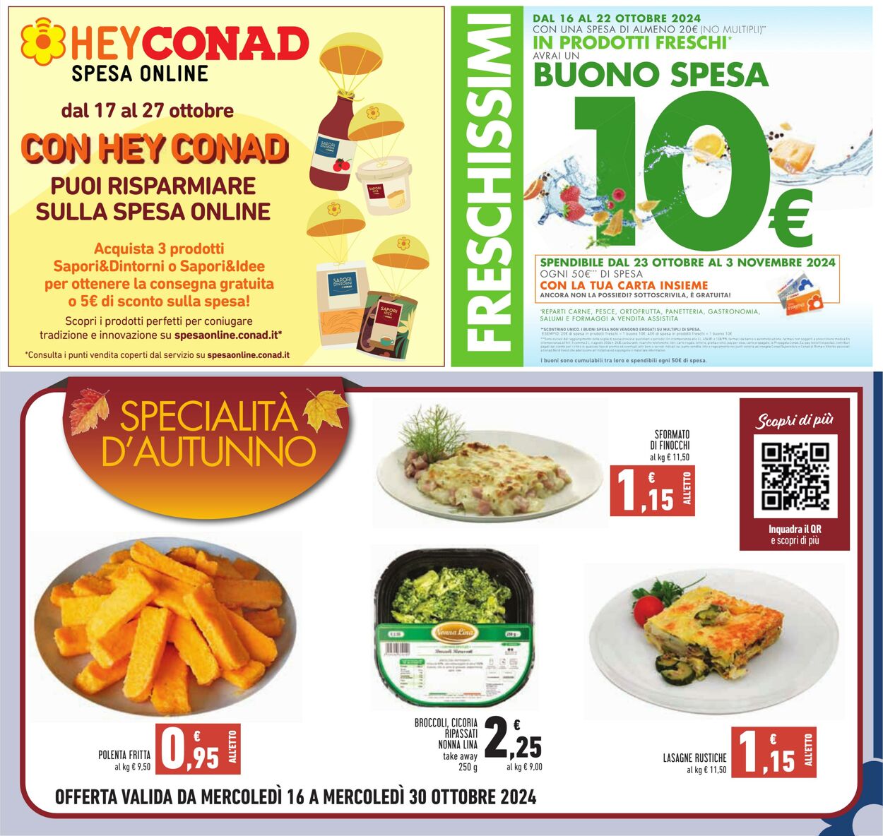 Volantino Conad 16.10.2024 - 30.10.2024