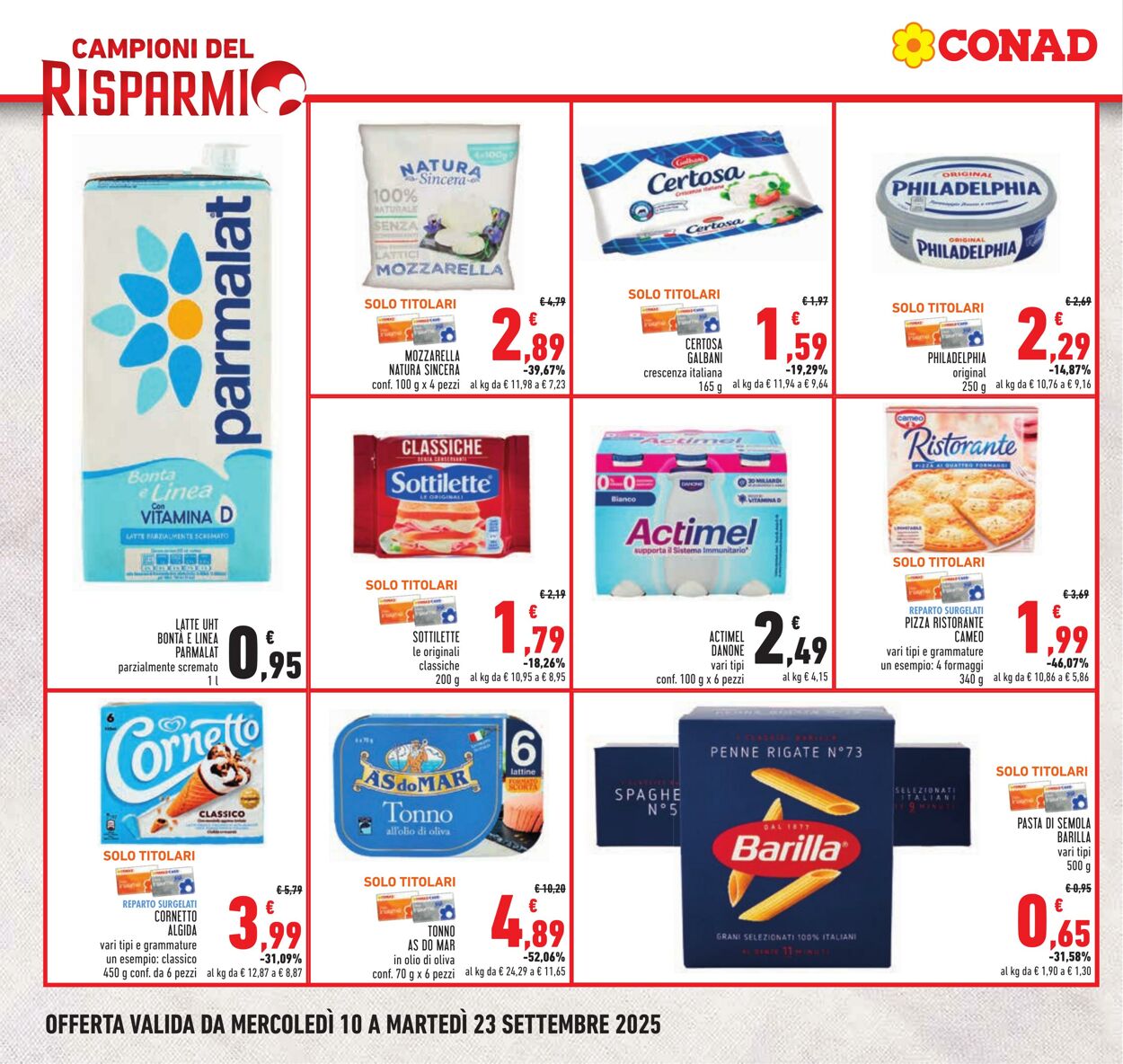 Volantino Conad 10.09.2025 - 10.09.2025