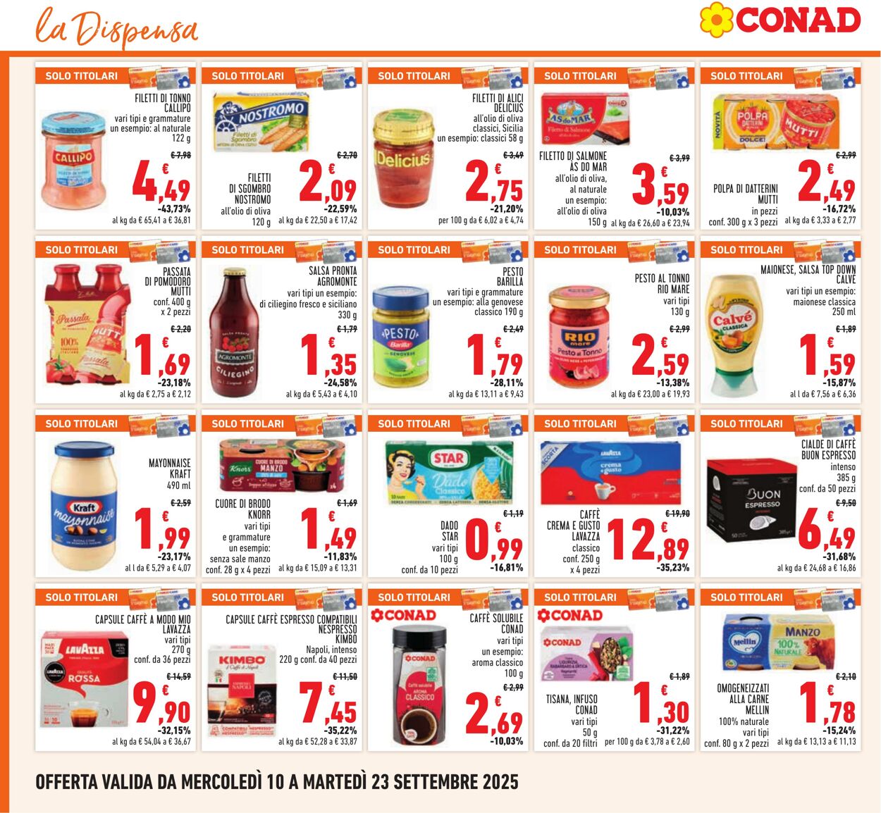 Volantino Conad 10.09.2025 - 10.09.2025