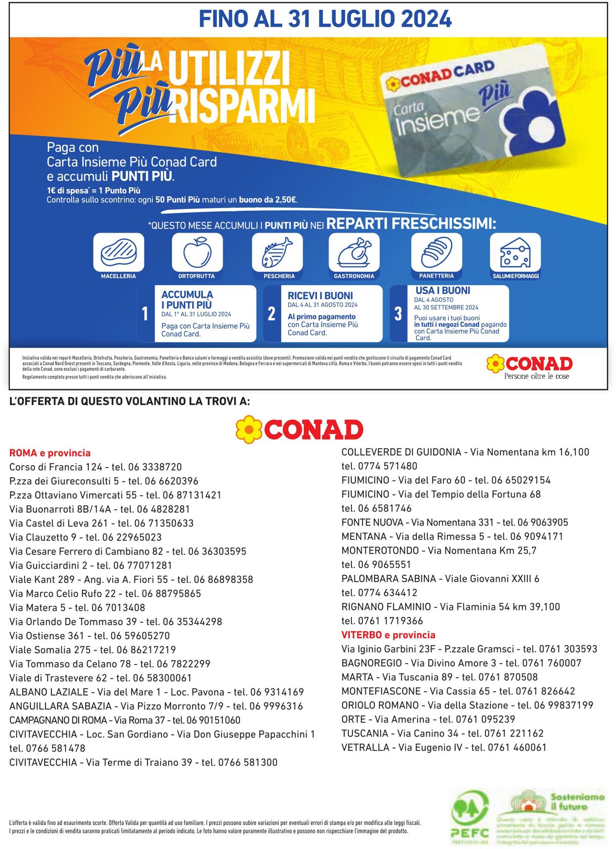 Volantino Conad 10.07.2024 - 06.08.2024