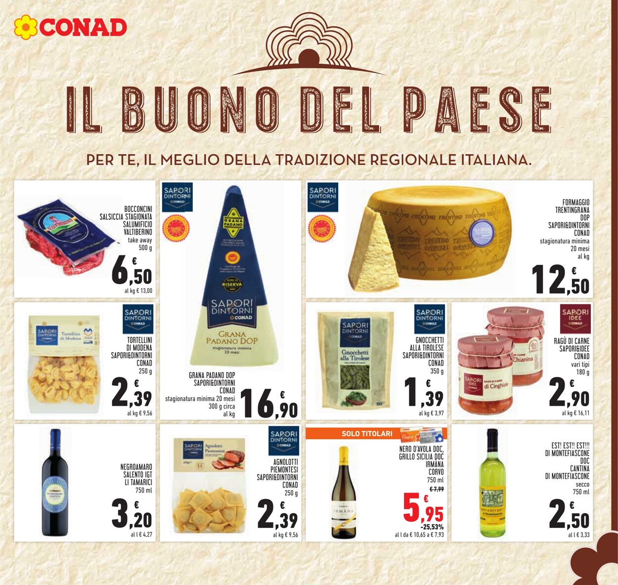 Volantino Conad 05.10.2022 - 16.10.2022