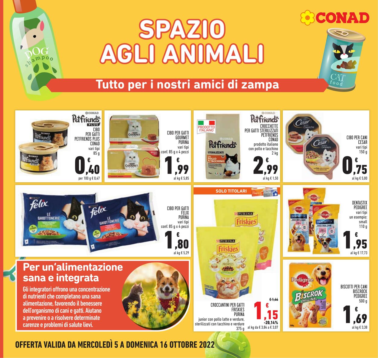 Volantino Conad 05.10.2022 - 16.10.2022