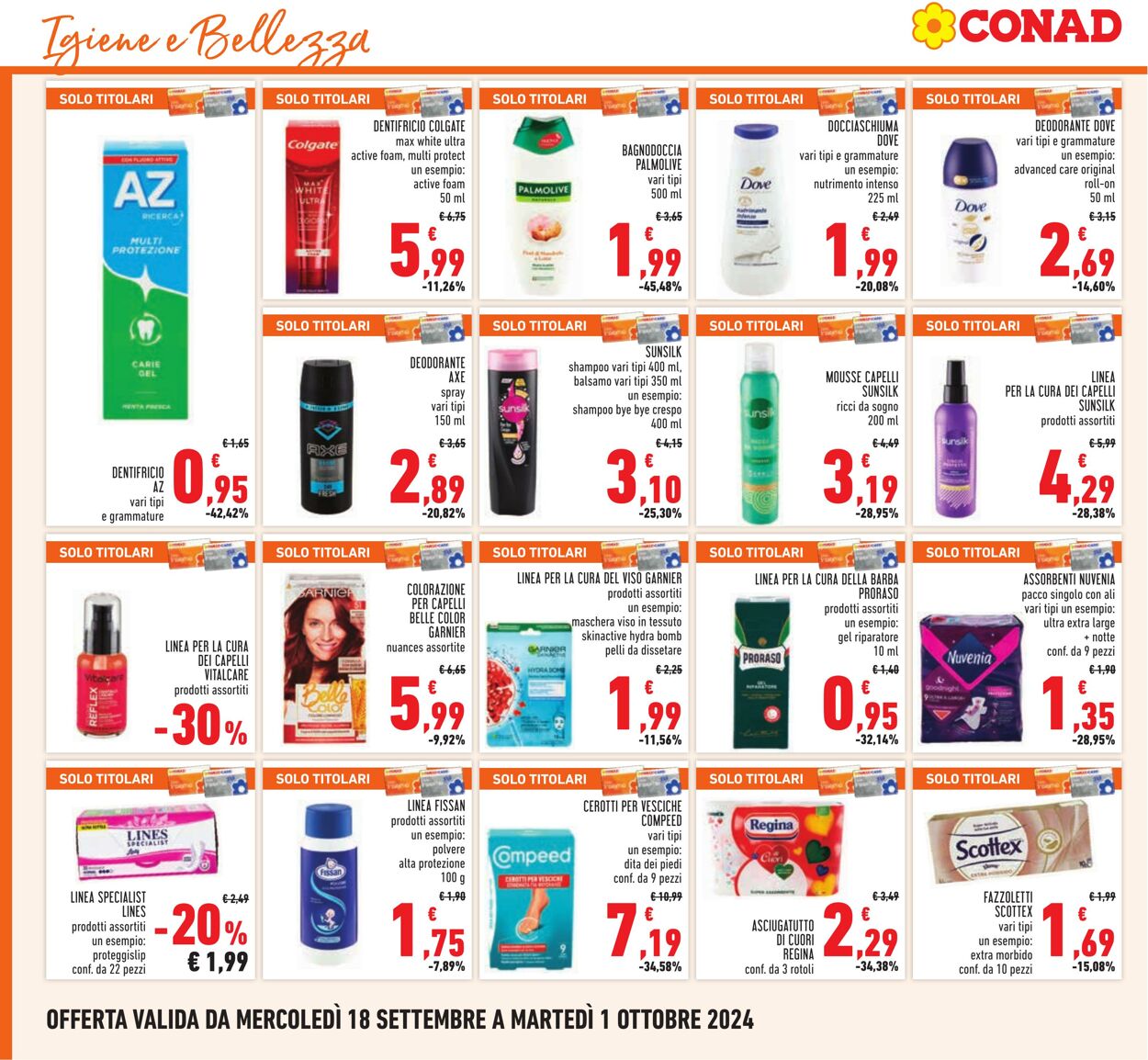 Volantino Conad 18.09.2024 - 01.10.2024