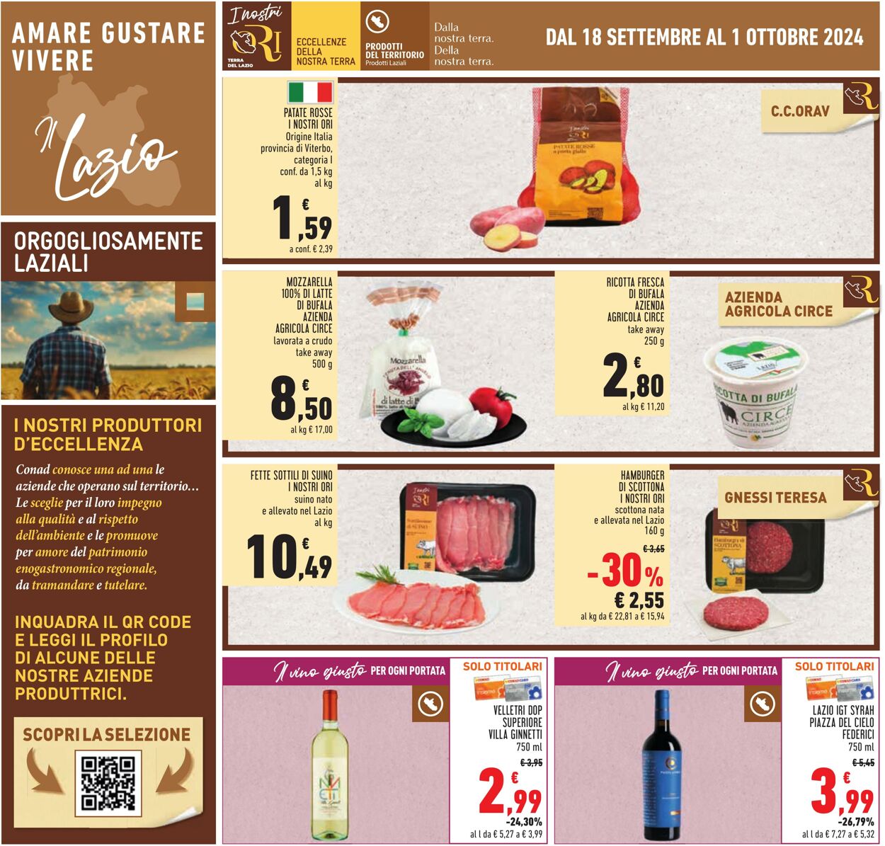 Volantino Conad 18.09.2024 - 01.10.2024