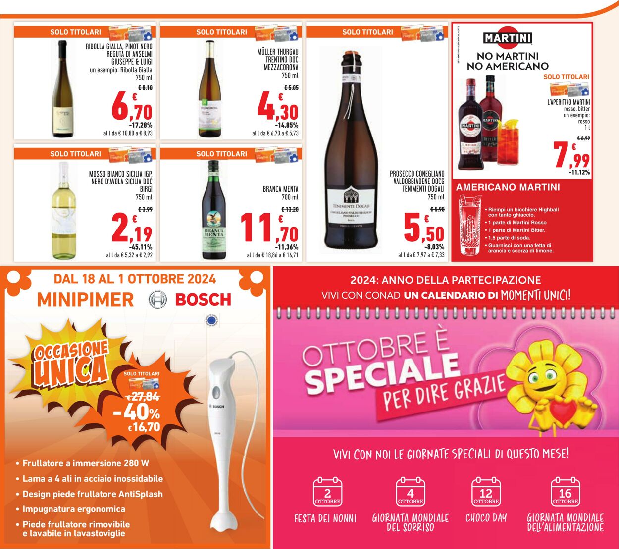 Volantino Conad 18.09.2024 - 01.10.2024