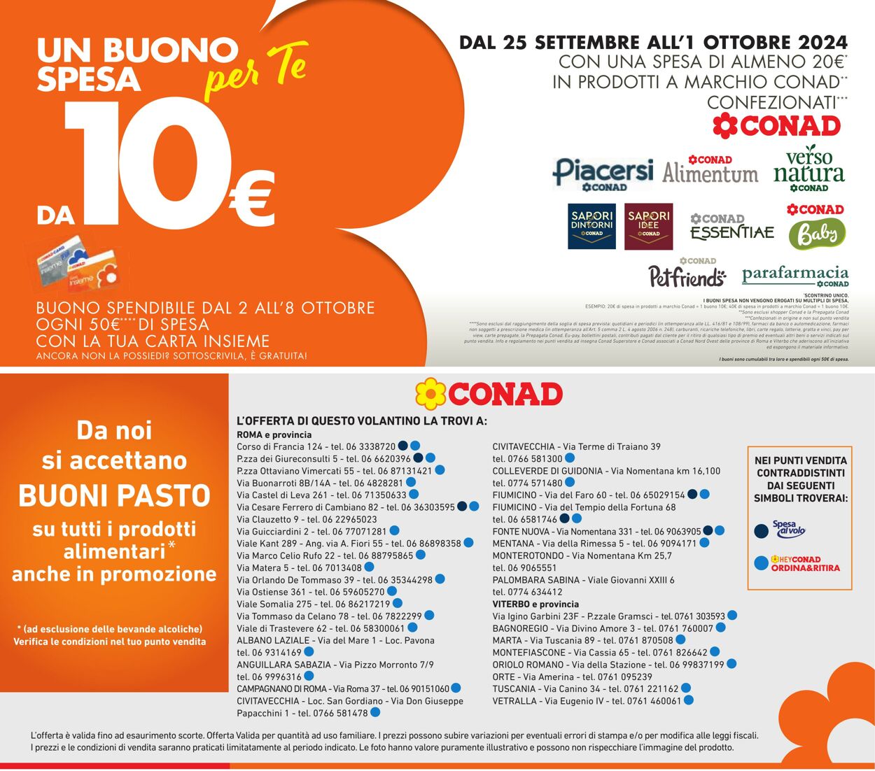 Volantino Conad 18.09.2024 - 01.10.2024