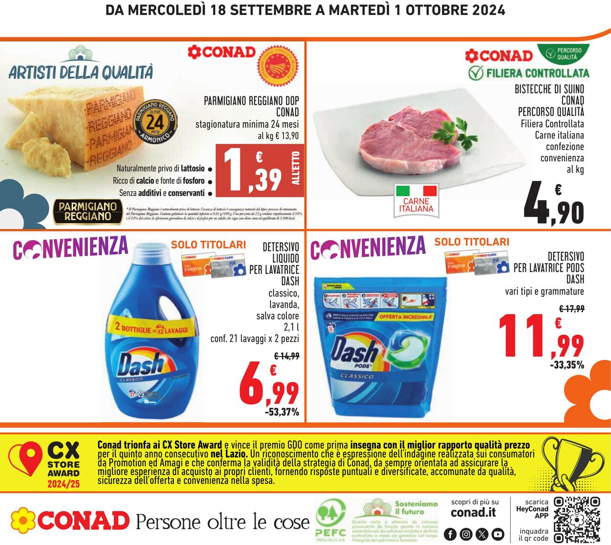 Volantino Conad 18.09.2024 - 01.10.2024