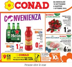 Volantino Conad 18.09.2024 - 01.10.2024