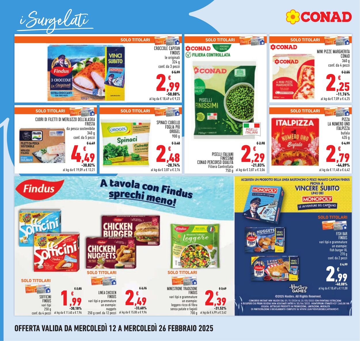 Volantino Conad 12.02.2025 - 26.02.2025