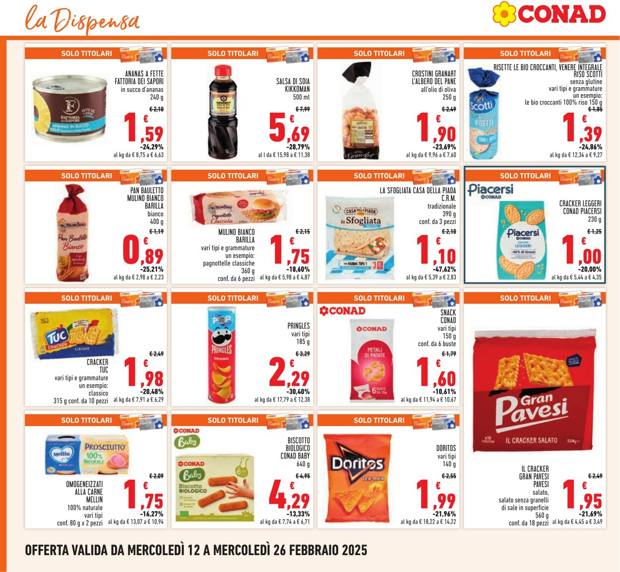 Volantino Conad 12.02.2025 - 26.02.2025