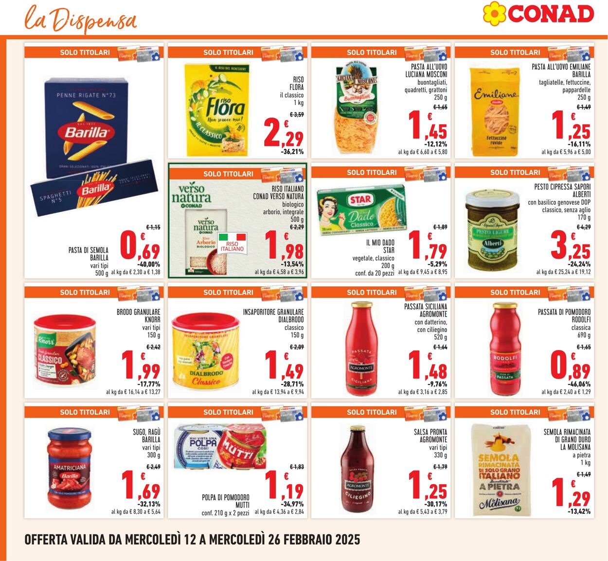 Volantino Conad 12.02.2025 - 26.02.2025