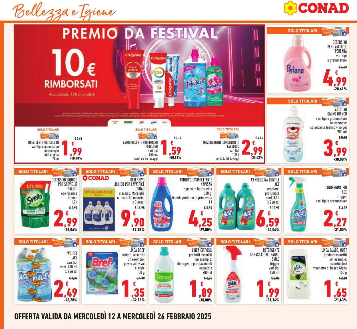 Volantino Conad 12.02.2025 - 26.02.2025