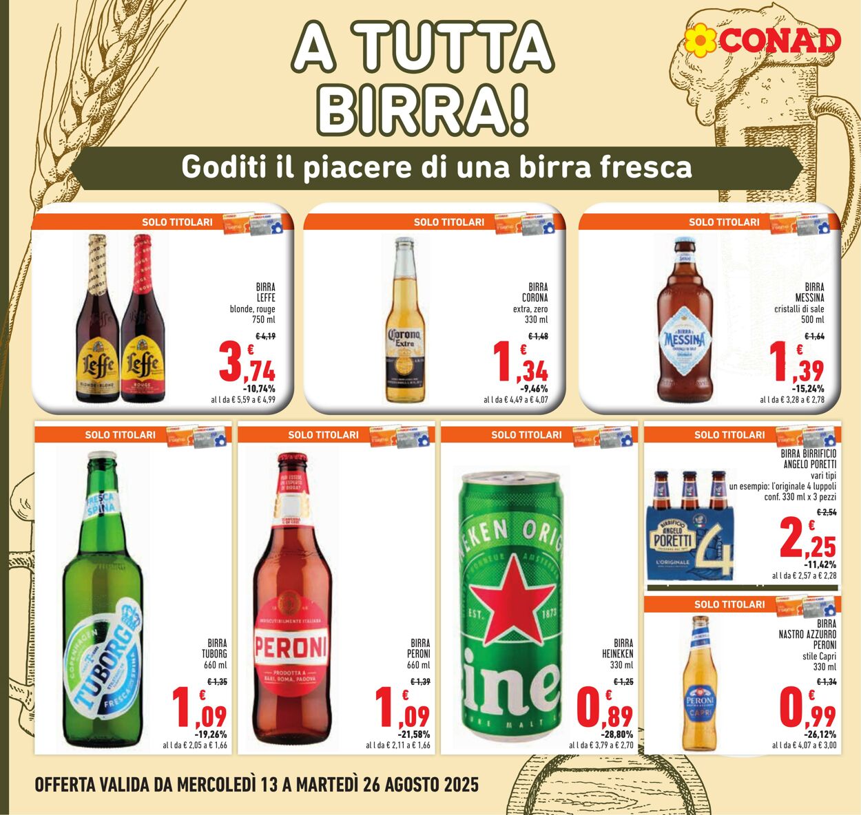 Volantino Conad 08.08.2025 - 08.08.2025
