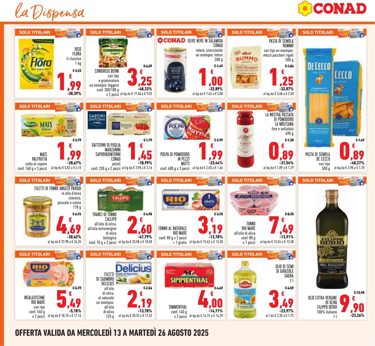 Volantino Conad 08.08.2025 - 08.08.2025
