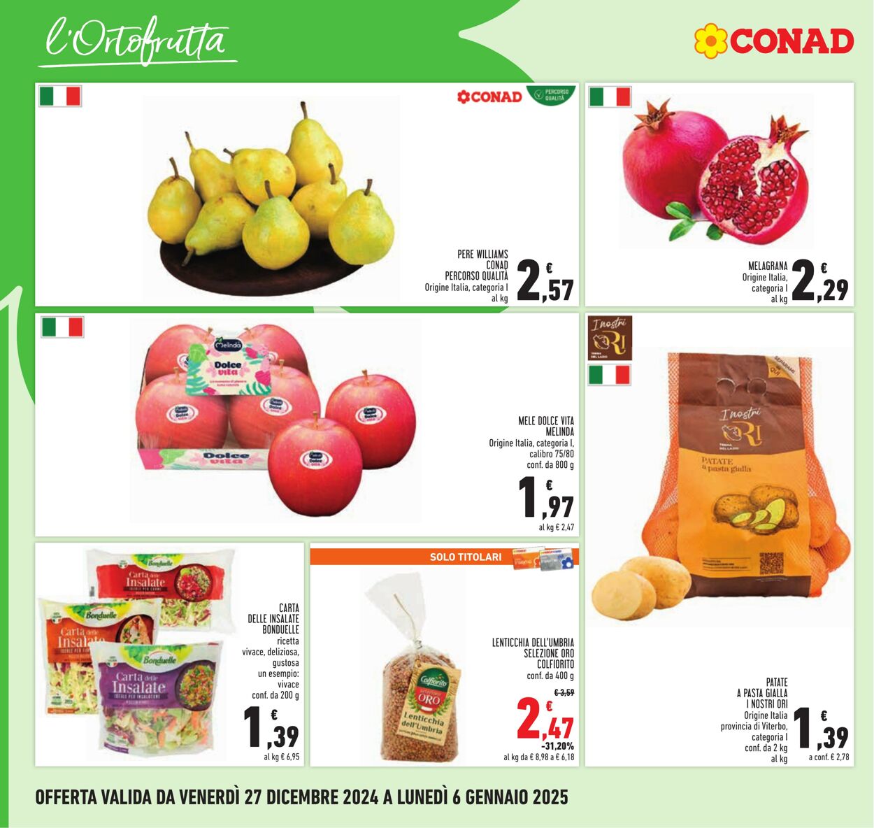 Volantino Conad 27.12.2024 - 06.01.2025