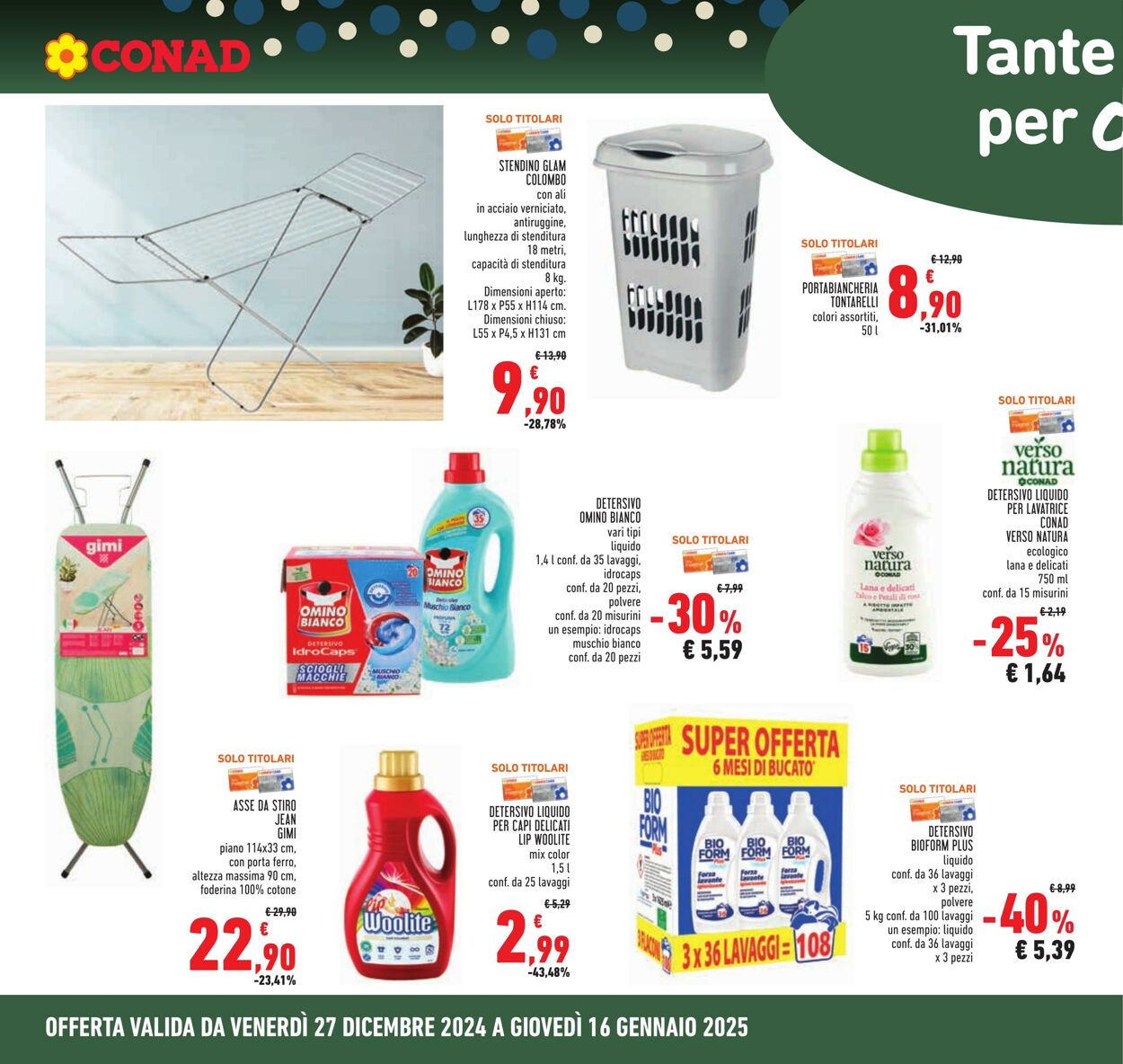 Volantino Conad 27.12.2024 - 06.01.2025