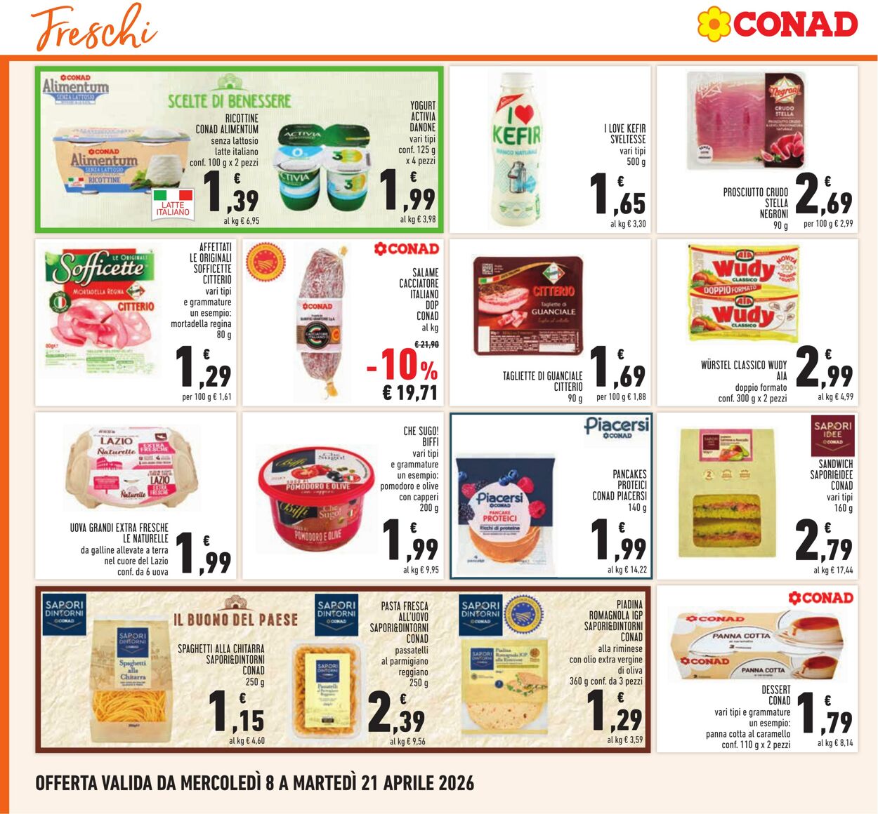 Volantino Conad 08.03.2026 - 21.04.2026