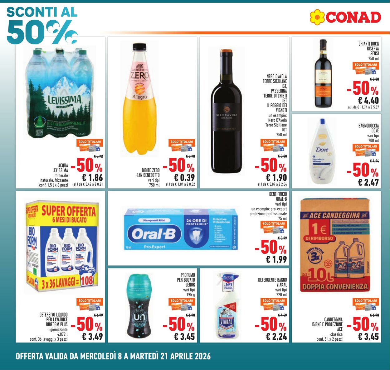 Volantino Conad 08.03.2026 - 21.04.2026