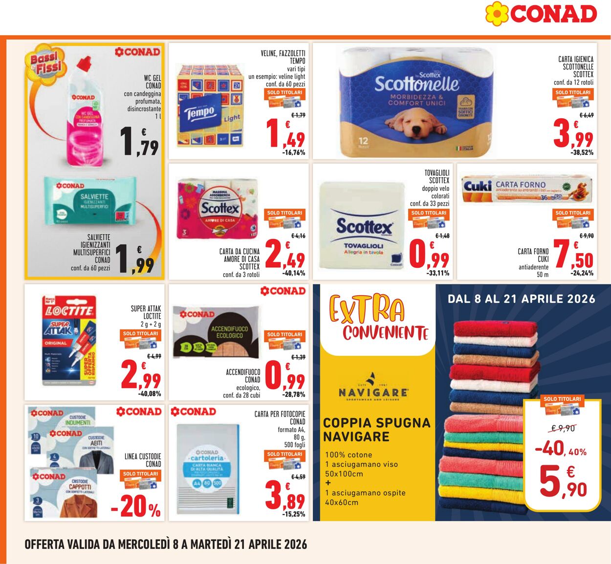 Volantino Conad 08.03.2026 - 21.04.2026