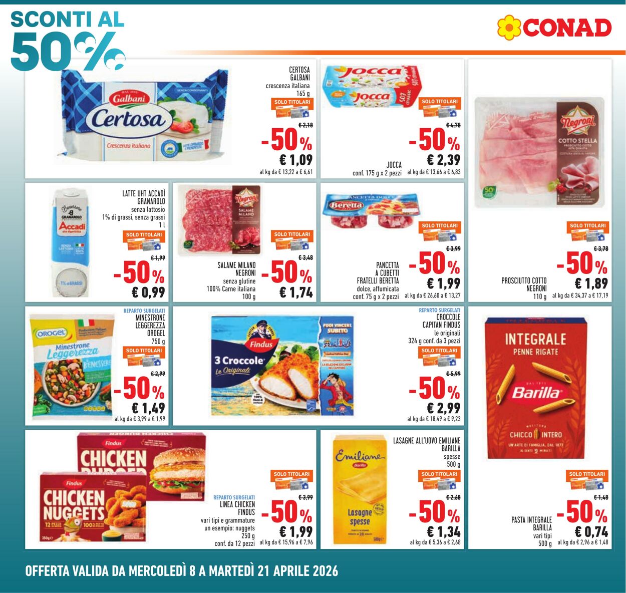Volantino Conad 08.03.2026 - 21.04.2026