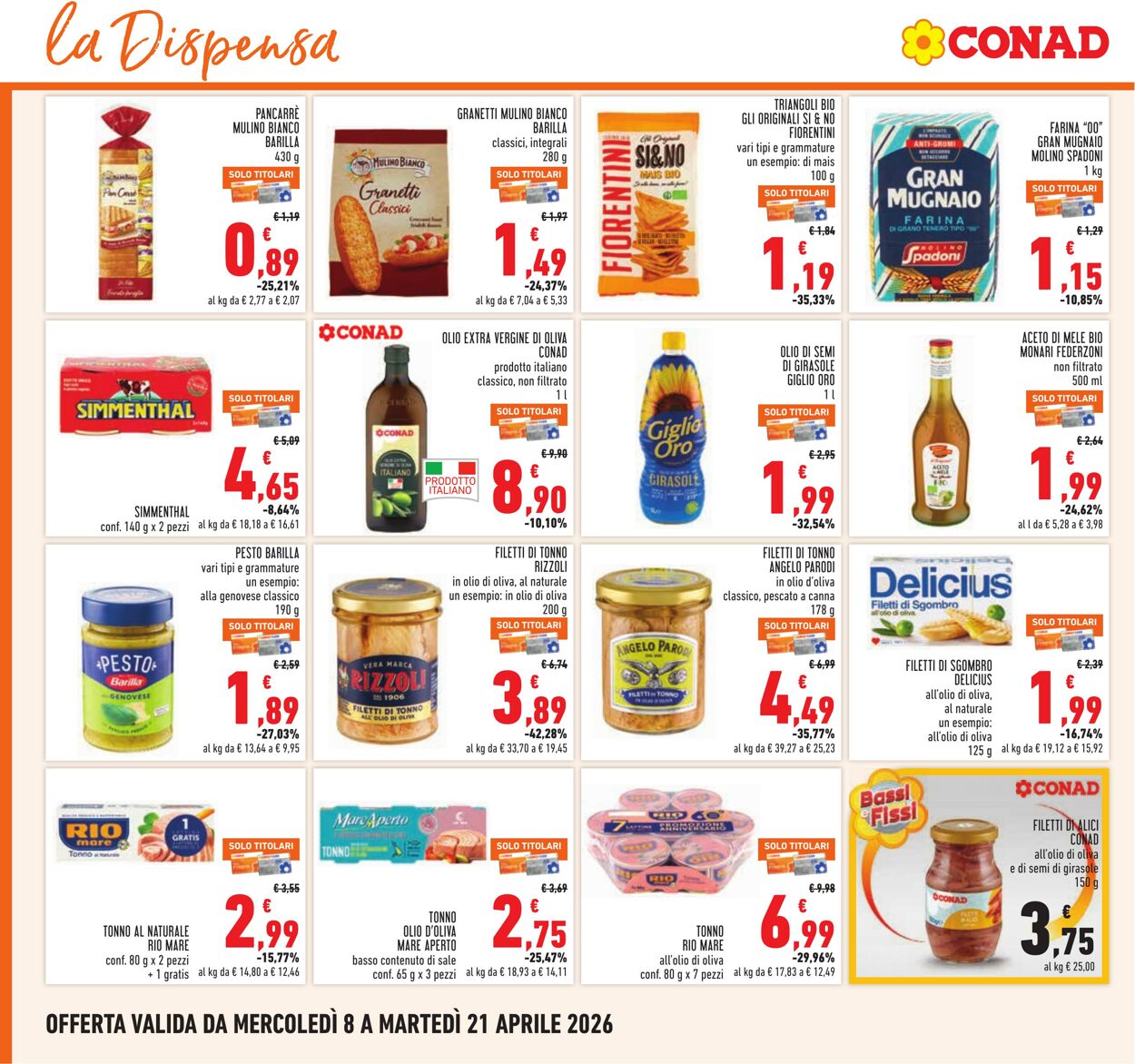 Volantino Conad 08.03.2026 - 21.04.2026