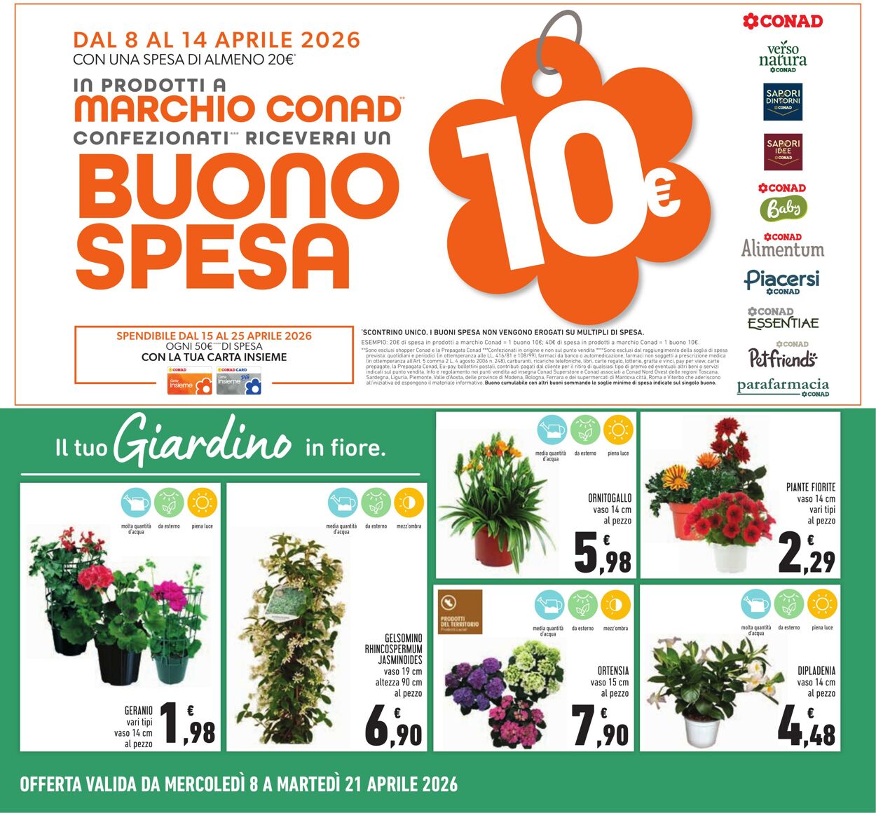 Volantino Conad 08.03.2026 - 21.04.2026