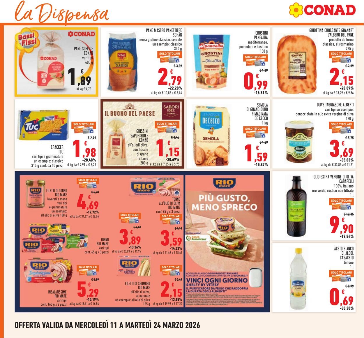 Volantino Conad 11.03.2026 - 24.03.2026