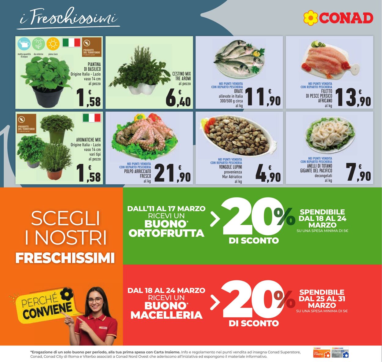 Volantino Conad 11.03.2026 - 24.03.2026