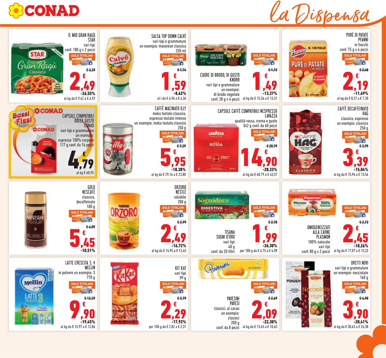 Volantino Conad 11.03.2026 - 24.03.2026